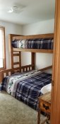 The second bedroom in Cabin #6.